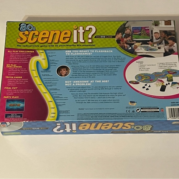 80s Scene It The DVD Trivia Game 2009 / NEW SEALED! - Picture 4 of 6